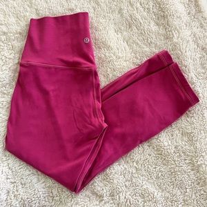 Lululemon Align Leggings size 6 Pink Lychee